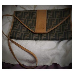 Authentic Fendi Envelope Clutch Bag